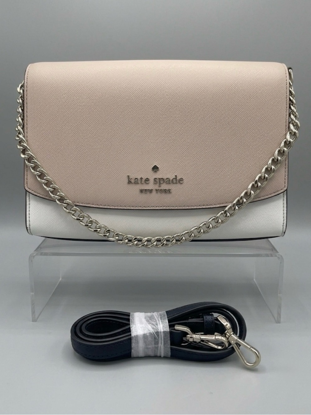 kate spade Taupe & Cream Two-Tone Crossbody Bag - Picture 2 of 16